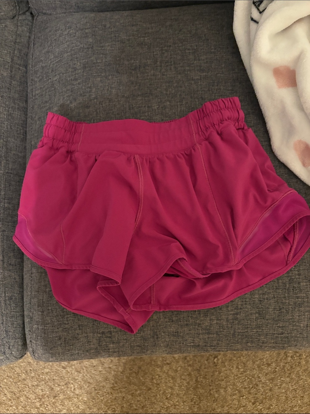 lululemon athletica Raspberry Pink Athletic Shorts